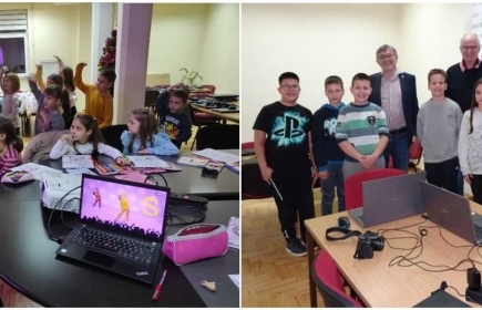 IT Learning Center für Roma Kinder mit 2 IT +1 Englisch +1 Mathematik Lehrer, Equipment.